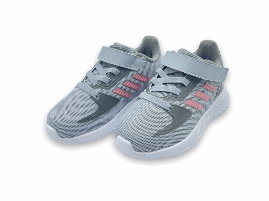 Adidas Αθλητικά Παιδικά Παπούτσια Running Runfalcon 2 Γκρι/Ροζ